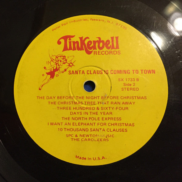 The Caroleers : Santa Claus Is Coming To Town (LP, Album)