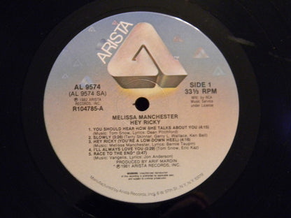 Melissa Manchester : Hey Ricky (LP, Album, Club)