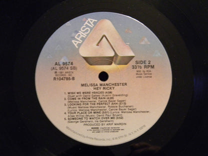Melissa Manchester : Hey Ricky (LP, Album, Club)