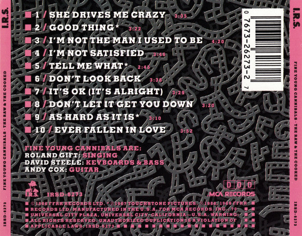 Fine Young Cannibals : The Raw & The Cooked (CD, Album)