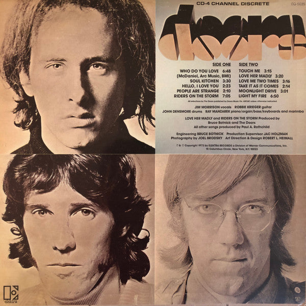 The Doors : The Best Of The Doors (LP, Comp, Quad, RE, PRC)