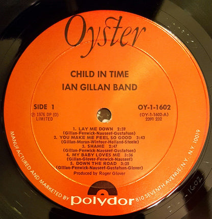 Ian Gillan Band : Child In Time (LP, Album, Gat)