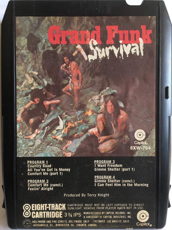 Grand Funk Railroad : Survival (8-Trk, Album)