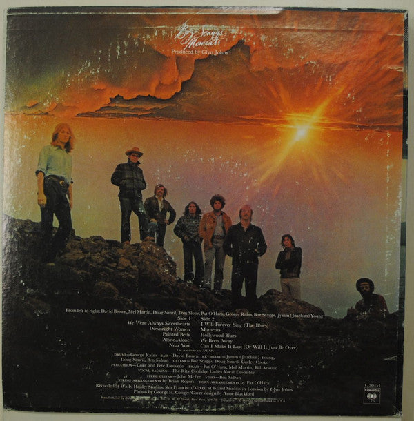 Boz Scaggs : Moments (LP, Album, Ter)