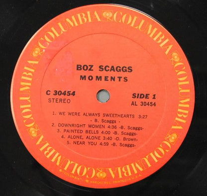 Boz Scaggs : Moments (LP, Album, Ter)