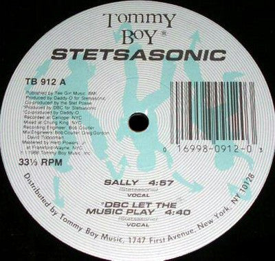 Stetsasonic : Sally / DBC Let The Music Play (12")