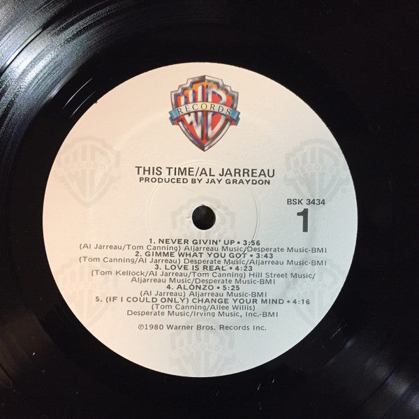 Al Jarreau : This Time (LP, Album)