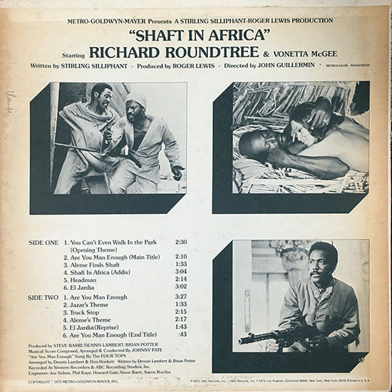 Johnny Pate : Shaft In Africa (LP, Album, Ter)