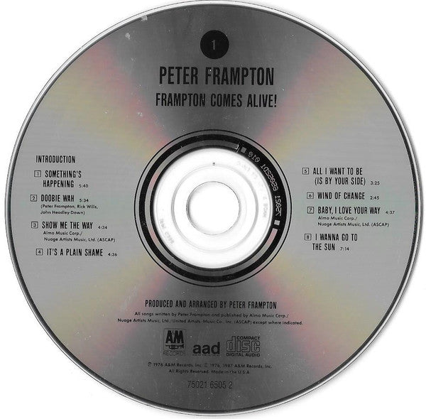 Peter Frampton : Frampton Comes Alive! (2xCD, Album, RE)
