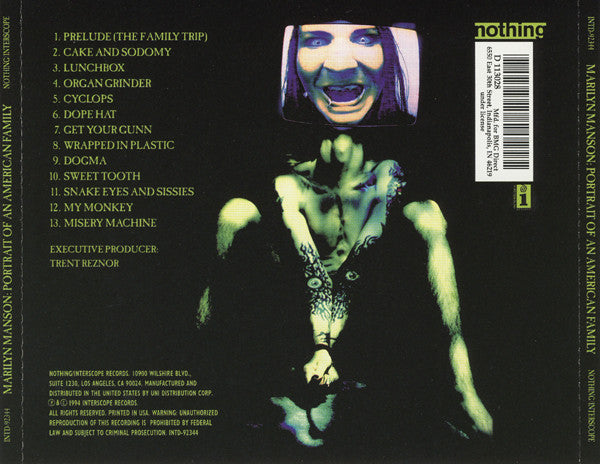 Marilyn Manson : Portrait Of An American Family (CD, Album, Club)