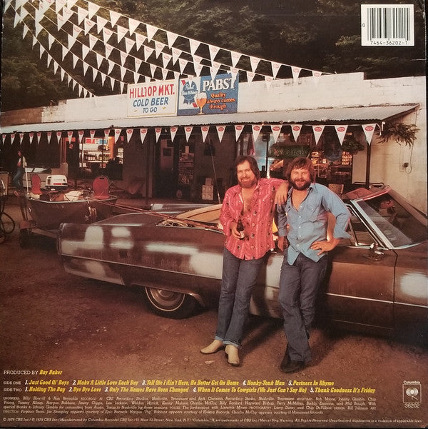 Moe Bandy & Joe Stampley : Just Good Ol' Boys Featuring Holding The Bag (LP, Album, Ter)