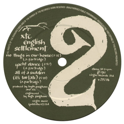 XTC : English Settlement (2xLP, Album, RP)