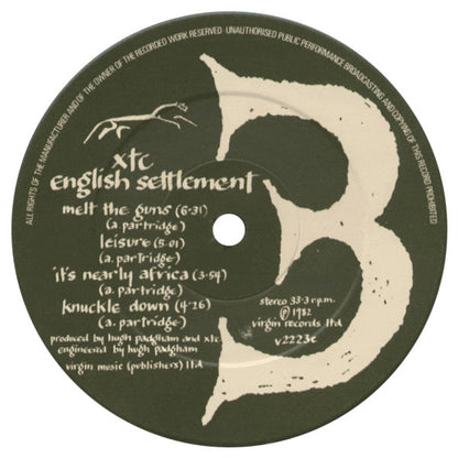 XTC : English Settlement (2xLP, Album, RP)